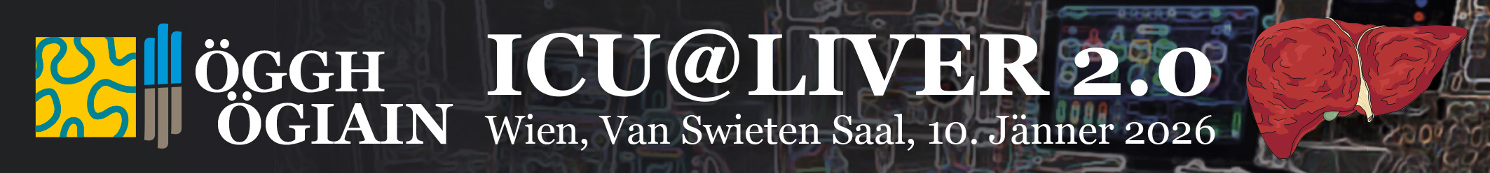Am 10. Jänner 2026 laden die Österreichische Gesellschaft für Gastroenterologie und Hepatologie (ÖGGH) und die Österreichische Gesellschaft für Internistische und Allgemeine Intensivmedizin und Notfallmedizin (ÖGIAIN) herzlich zur interdisziplinären Fachtagung ICU @ LIVER 2.0 in Wien ein.